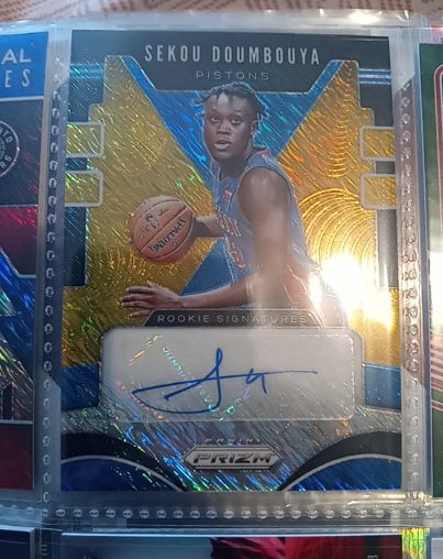 2019-20 Panini Prizm Rookie Signatures #RS-SKD Sekou Doumbouya — front