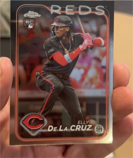 2024 Topps Chrome #44 Elly De La Cruz — front