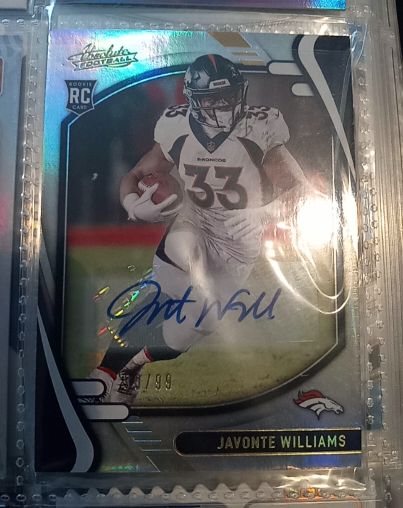 2021 Panini Absolute #115 Javonte Williams — front