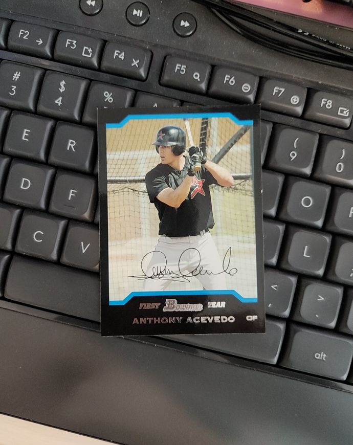 2004 Bowman #211 Anthony Acevedo — front