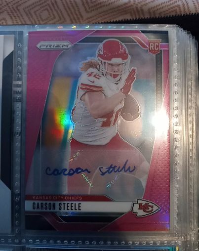 2024 Panini Prizm #377 Carson Steele — front