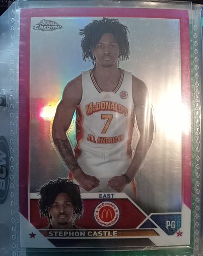 2023 Topps Chrome McDonald's All American #52 Stephon Castle — front