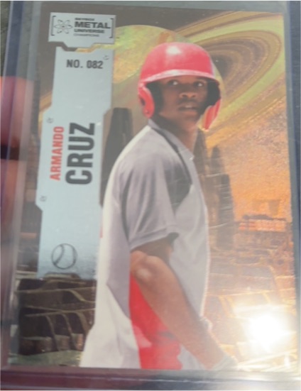 2022 Skybox Metal Universe Champions #82 Armando Cruz — front