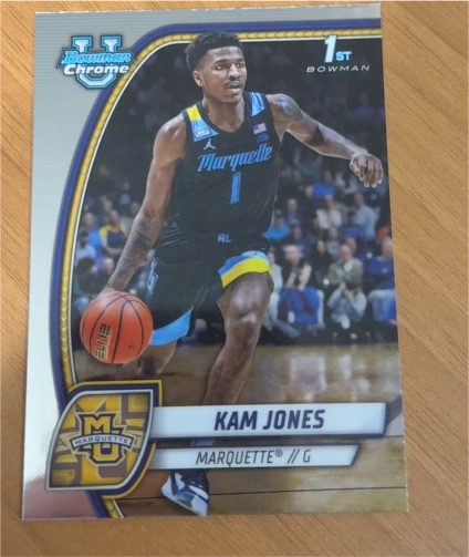 2024-25 Bowman Chrome University #39 Kam Jones — front