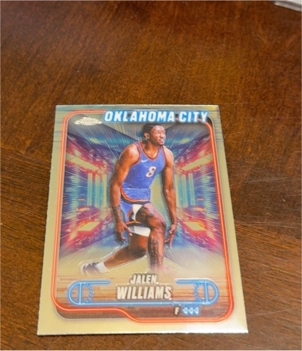 2024-25 Topps Chrome #63 Jalen Williams — front