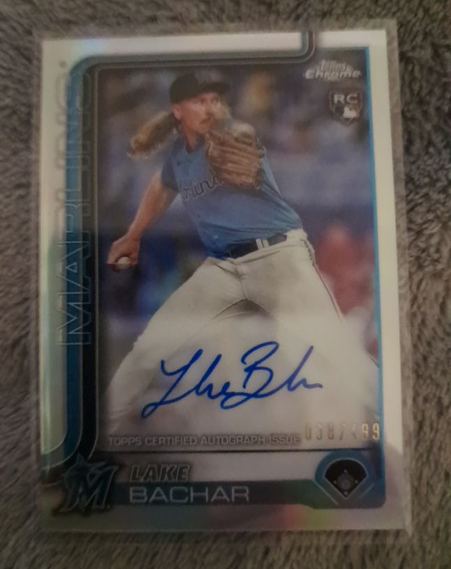 2025 Topps Chrome #RA-LB Lake Bachar — front