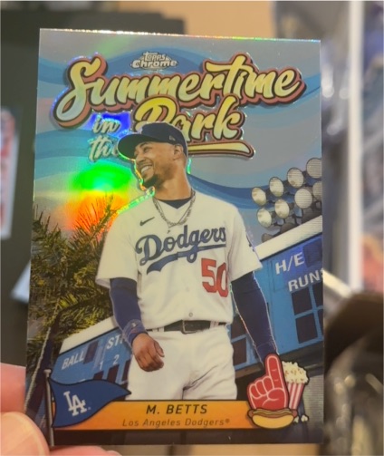2024 Topps Chrome Summertime in the Park #SITP-1 Mookie Betts — front