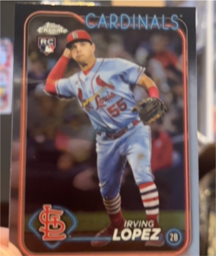 2024 Topps Chrome #95 Irving Lopez — front