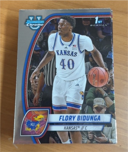 2024-25 Bowman Chrome University #24 Flory Bidunga — front