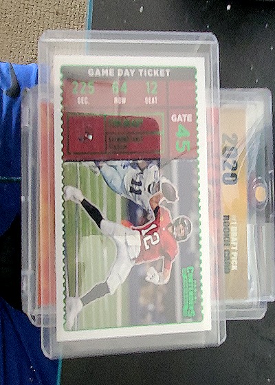 2022 Panini Contenders Game Day Ticket #GDT-TBR Tom Brady — front