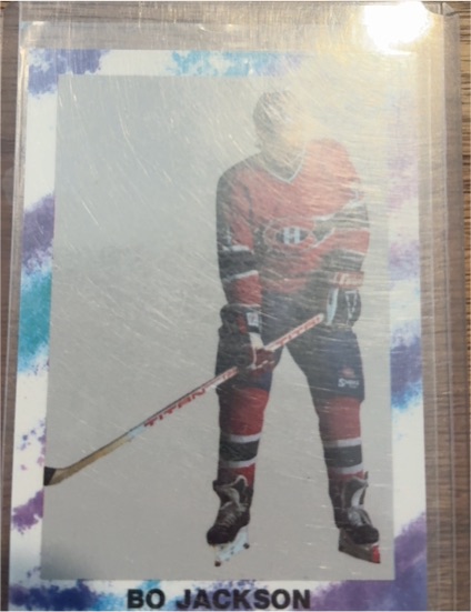 1990 Bo Knows Hockey Promo #NNO Bo Jackson — front