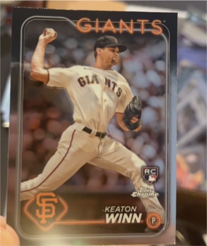 2024 Topps Chrome #208 Keaton Winn — front