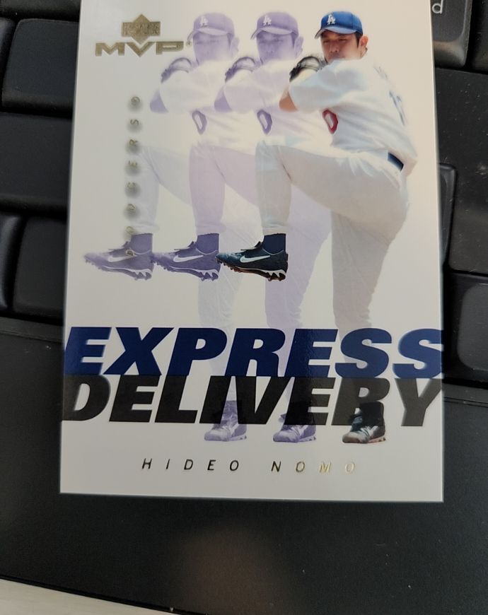 2003 Upper Deck MVP Express Delivery #ED9 Hideo Nomo — front