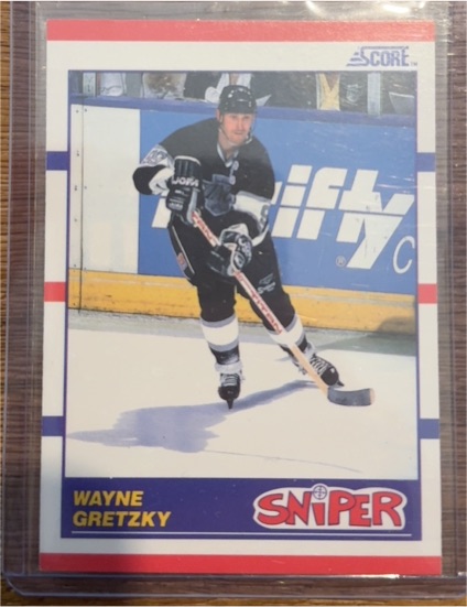 1990-91 Score #336 Wayne Gretzky Sniper — front