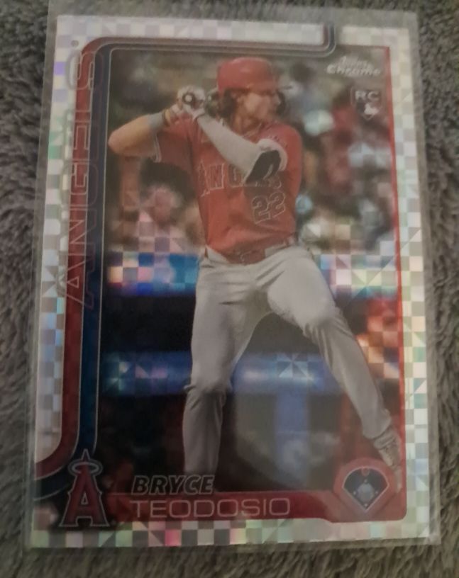 2025 Topps Chrome #198 Bryce Teodosio — front