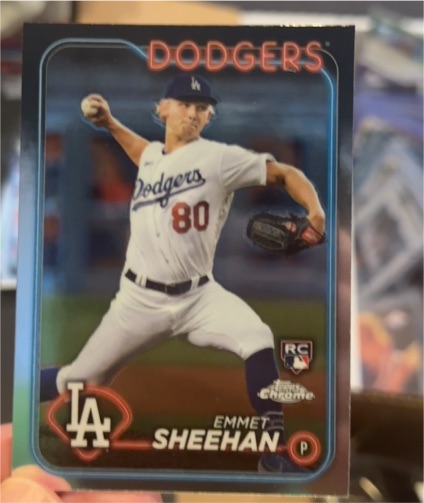 2024 Topps Chrome #221 Emmet Sheehan — front