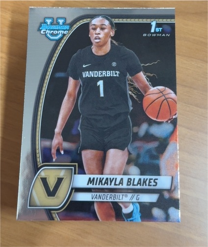 2024-25 Bowman University Chrome #55 Mikayla Blakes — front