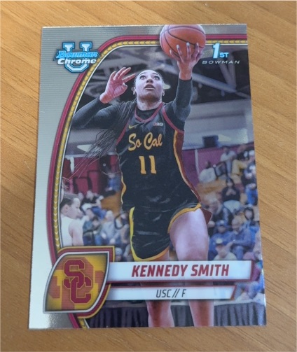 2024-25 Bowman Chrome University #44 Kennedy Smith — front