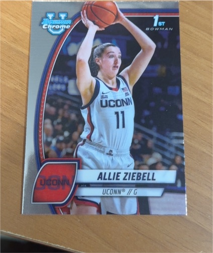 2024-25 Bowman Chrome University #5 Allie Ziebell — front