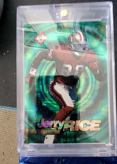 1995 Collector's Edge EdgeTech Circular Prism #22 Jerry Rice — front