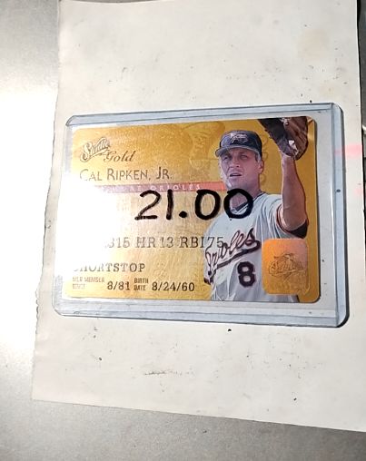 1995 Donruss Studio Gold #8 Cal Ripken Jr. — front