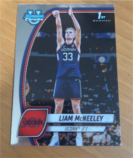 2024-25 Bowman Chrome University #52 Liam McNeeley — front