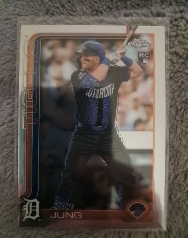 2025 Topps Chrome #80 Jace Jung — front