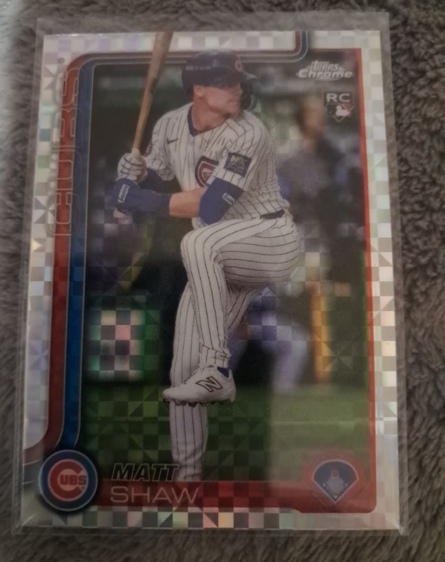 2025 Topps Chrome #219 Matt Shaw — front