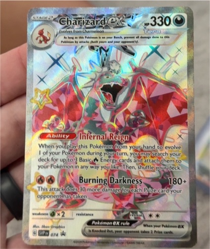 2024 Pokémon Black Star Promo #074 Charizard ex — front