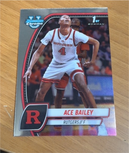 2024-25 Bowman University Chrome #1 Ace Bailey — front