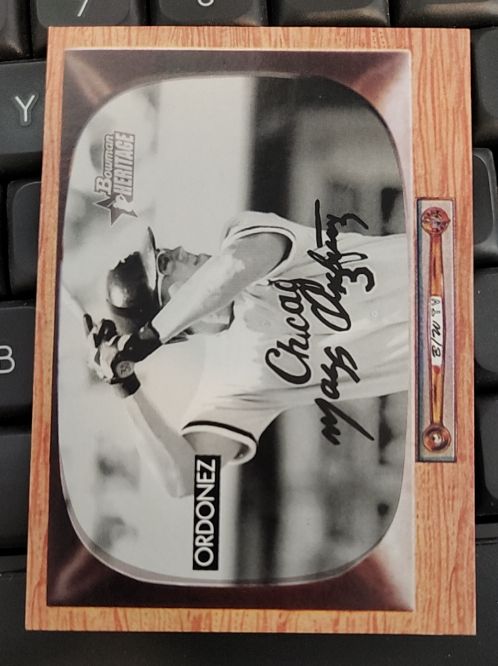 2004 Bowman Heritage Black and White #313 Magglio Ordonez — front