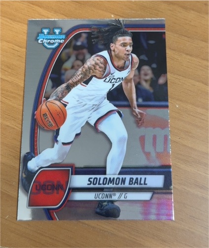 2024-25 Bowman Chrome University Basketball #87 Solomon Ball — front