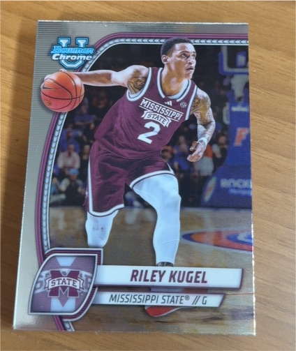 2024-25 Bowman Chrome University #70 Riley Kugel — front