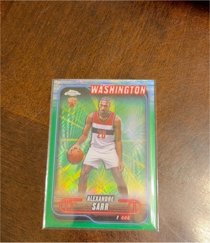 2024-25 Topps Chrome #136 Alexandre Sarr — front