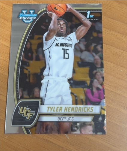 2024-25 Bowman Chrome U #68 Tyler Hendricks — front