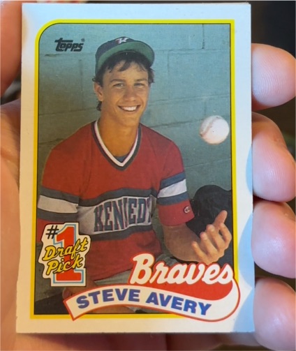 1989 Topps #784 Steve Avery — front