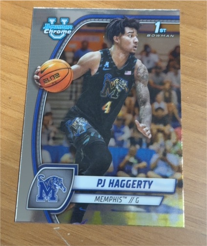 2024-25 Bowman Chrome University #59 PJ Haggerty — front