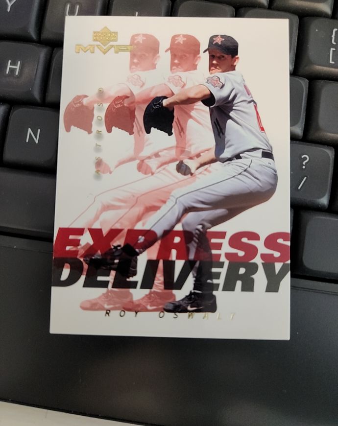 2003 Upper Deck MVP #ED8 Roy Oswalt Express Delivery — front