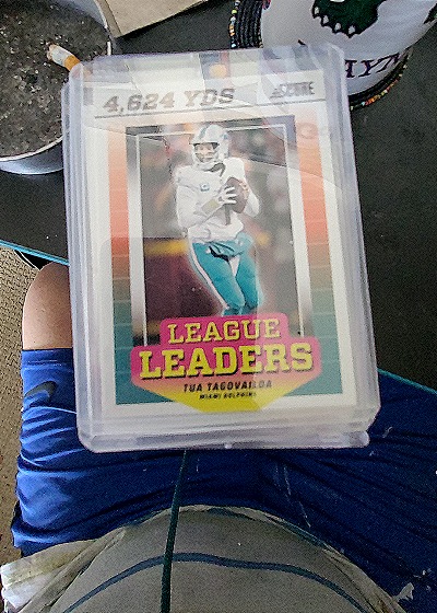 2024 Panini Score League Leaders #LL-TTA Tua Tagovailoa — front