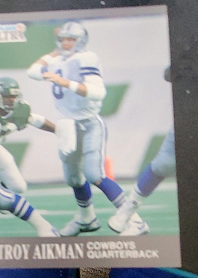 1991 Fleer Ultra #162 Troy Aikman Dallas Cowboys — front