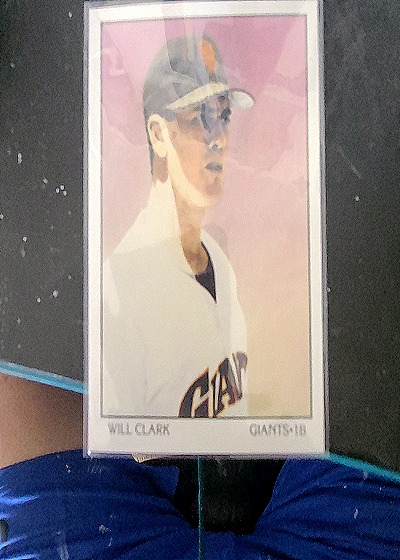 1990 Score #684 Will Clark — front