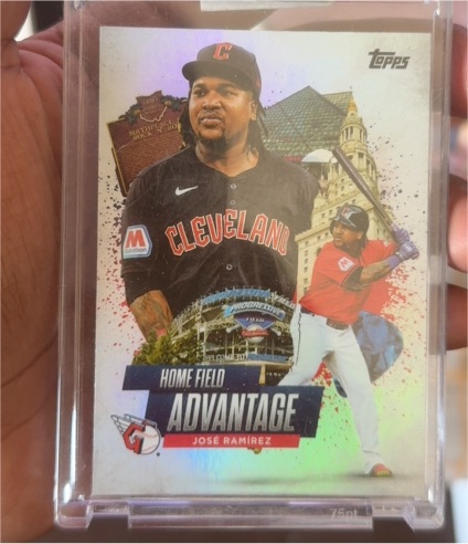 2025 Topps Series 2 Home Field Advantage #HA-27 Jose Ramirez — front