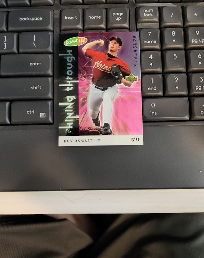 2001 Upper Deck Power Up #50 Roy Oswalt — front