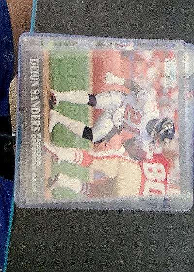 1991 Fleer Ultra #150 Deion Sanders — front