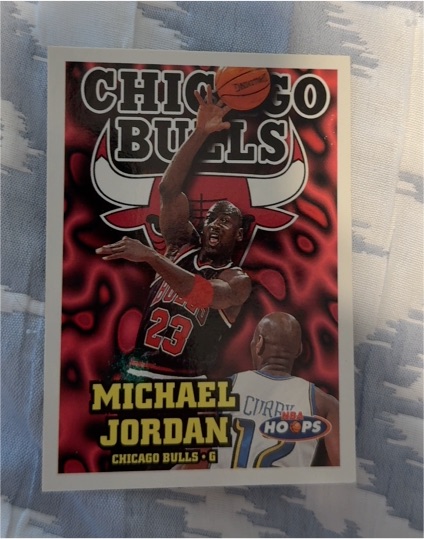 1997-98 NBA Hoops #220 Michael Jordan — front