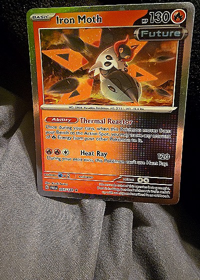 2023 Pokémon Scarlet & Violet Paradox Rift #028 Iron Moth — front