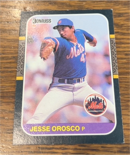 1987 Donruss #439 Jesse Orosco — front