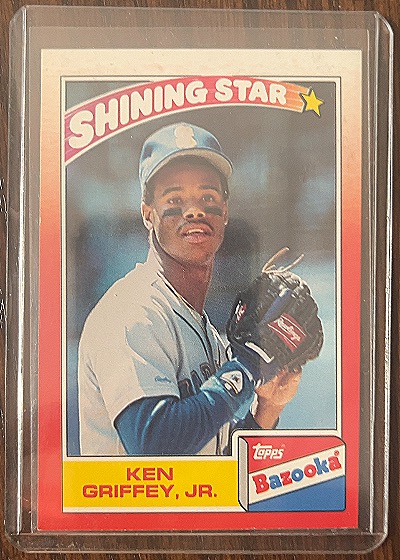 1990 Topps Bazooka #18 Ken Griffey Jr. — front