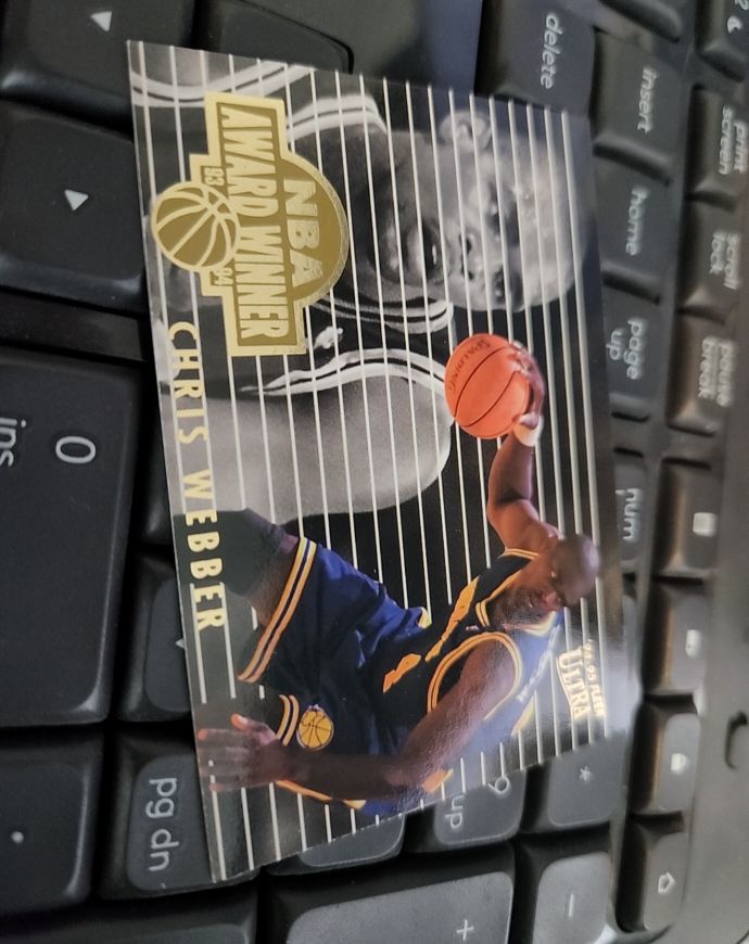 1994-95 Fleer Ultra #4 Chris Webber NBA Award Winner — front