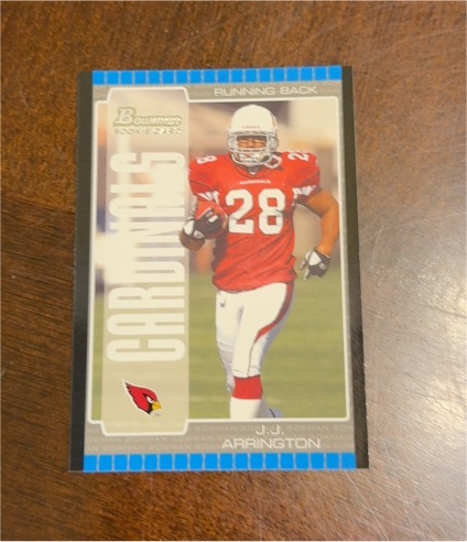 2005 Bowman #132 J.J. Arrington — front